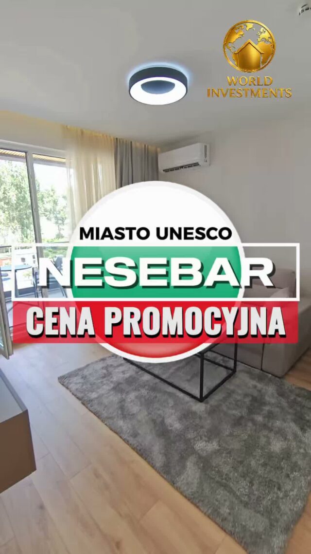 Ostatni apartament wykończony pod klucz w zabytkowym Nesebary!🌊✨

💰127 000 €❗️

Szukasz prywatnego azylu na wakacje i zarazem stabilnej lokaty kapitału z wysokim potencjałem ROI? 
Odkryj nowo wykończony apartament zaledwie 600 metrów od brzegu morza w jednym z najpiękniejszych miast UNESCO! 🏖️📈

📍 Lokalizacja: Nesebar, Bułgaria (Miasto z listy UNESCO) - 600 m od morza.🌊
📐 Powierzchnia: 56 m² w pełni funkcjonalnej przestrzeni.🛋️
💶 Cena promocyjna: 127 000 € 🏷️
🔑 Standard: Wykończony pod klucz, w pełni wyposażony - gotowy do wprowadzenia lub wynajmu od zaraz!🔑
🏊 Infrastruktura: 2 baseny na terenie kompleksu, strefy relaksu, przestronny balkon z widokiem.🧘‍♀️

🌍 World Investments
✨ Inwestuj globalnie. Żyj wyjątkowo.

📲 Zarezerwuj bezpłatną konsultację już dziś:
📞 501 093 773
📞 510 026 937
✉️ office@worldinvestments.eu
🌐 worldinvestments.eu