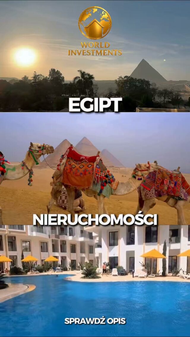 🇪🇬 EGIPT. NIE TYLKO NA WAKACJE.

Słońce, morze, klimat, który przyciąga przez większą część roku i coraz więcej możliwości na rynku nieruchomości.

🏡 Apartament nad morzem może być czymś więcej niż miejscem na urlop.
Może stać się Twoim second home, miejscem do odpoczynku i elementem zagranicznego portfela nieruchomości.

W World Investments pokazujemy wyselekcjonowane projekty i pomagamy przejść przez cały proces zakupu nieruchomości za granicą.

Chcesz poznać aktualne nieruchomości w Egipcie?
💬 Napisz „EGIPT” w komentarzu lub wiadomości prywatnej.

🌍 WORLD INVESTMENTS
Inwestuj globalnie. Żyj wyjątkowo.

📞 501 093 773
📞 510 026 937
✉️ office@worldinvestments.eu
🌐 worldinvestments.eu

#WorldInvestments #Egipt #NieruchomościEgipt #NieruchomościZaGranicą #SecondHome #InwestycjeZagraniczne #NieruchomościPremium #ApartamentNadMorzem #Inwestowanie #PropertyInvestment
